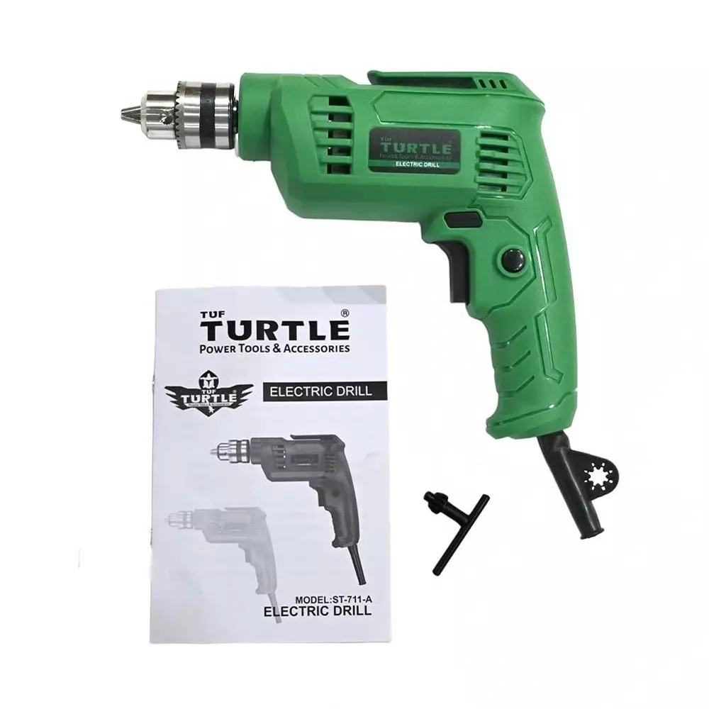 Turtle Gold Electric Drill 600 W Chuck Size 10 mm, ST 711A (Without Drill Bit)