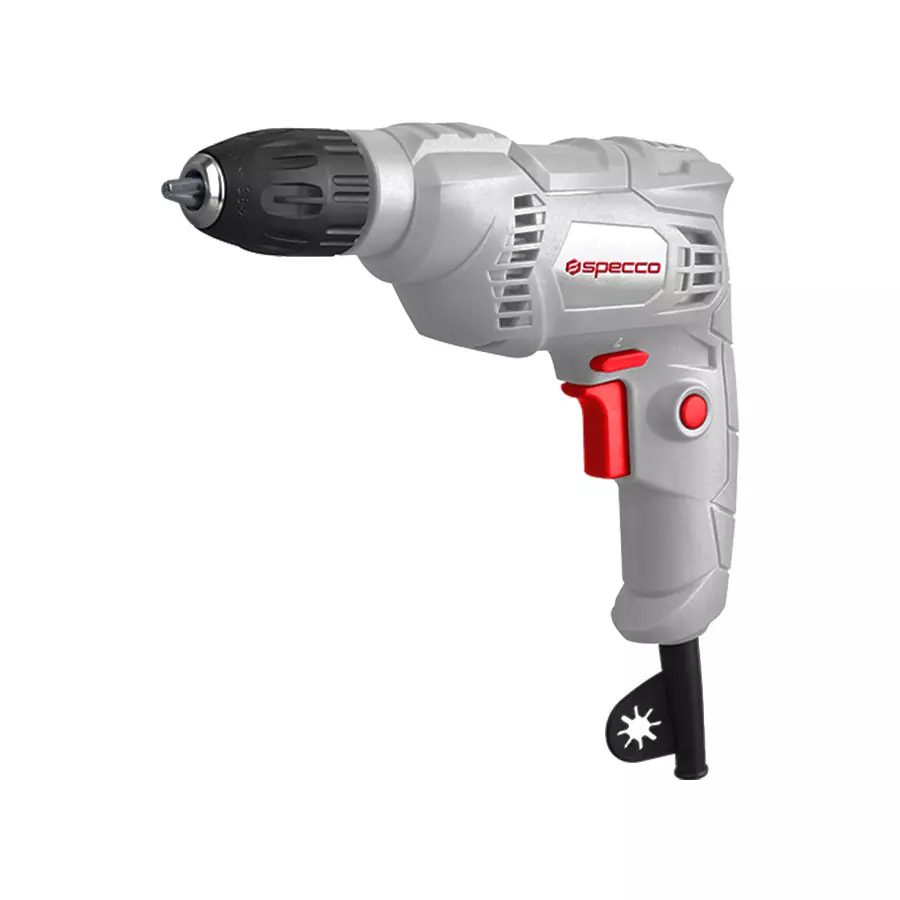 Specco Electric Drill 6.5 mm Chuck Size 450 W Power 3500 RPM No Load Speed, SP-6011 (Without Bits)