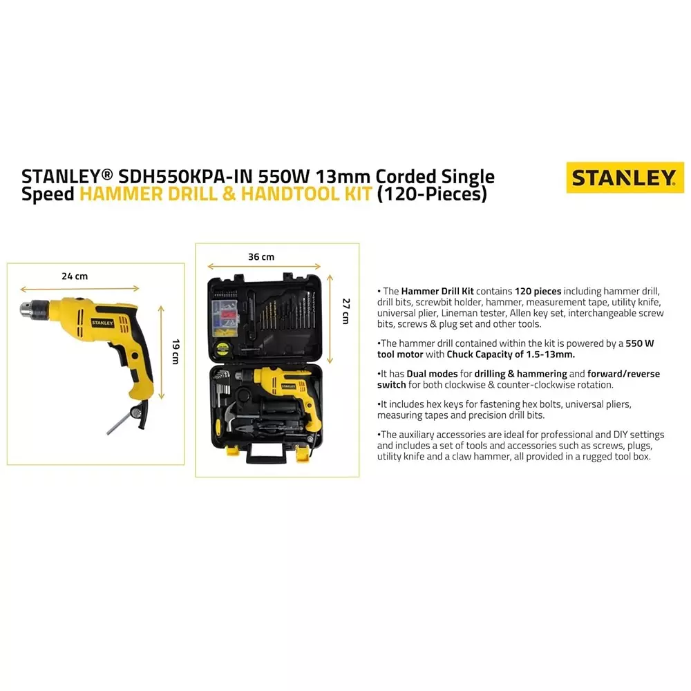 stanley-hammer-drill-machine-550-w-power-0-3000-rpm-15-13-mm-chuck-range-with-120-pcs-accessories-sdh550kpa-in
