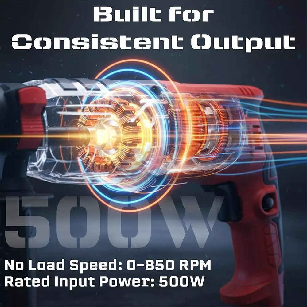 ibell-rotary-hammer-drill-0-850-rpm-no-load-speed-500-w-power-15j-impact-energy-with-accessories-rh-20-39