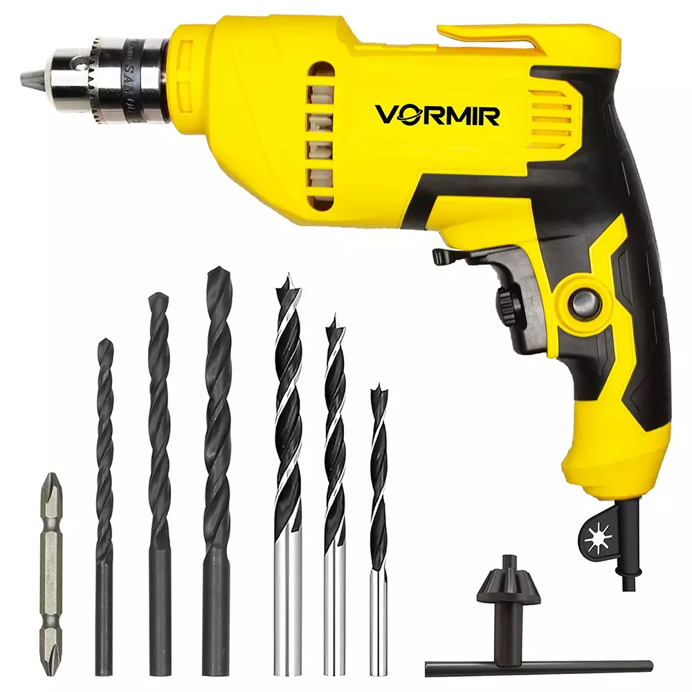 VORMIR Electric Drill Machine Kit 400 W Power 10 mm Drill Capacity Electric Corded for Home, Professional, Industrial Use, VR ED06-91