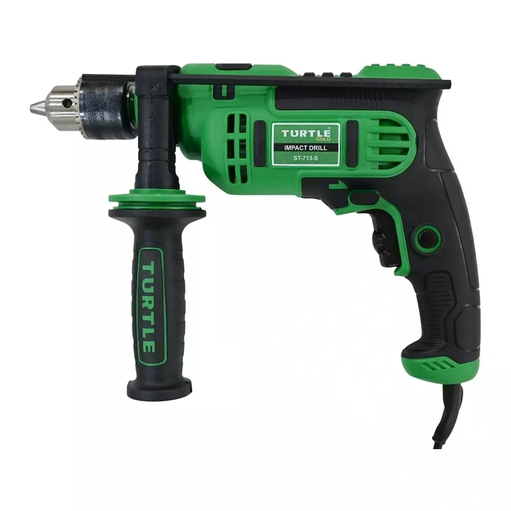 Turtle Gold Electric Drill 750 W Chuck Size 13 mm, ST 713S (without Drill Bits)