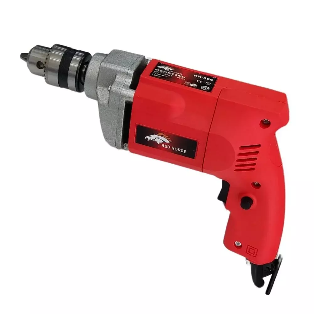 red-horse-650-w-electric-drill-10-mm-chuck-size-and-2600-rpm-no-load-speed-rh-366-without-drill-bits