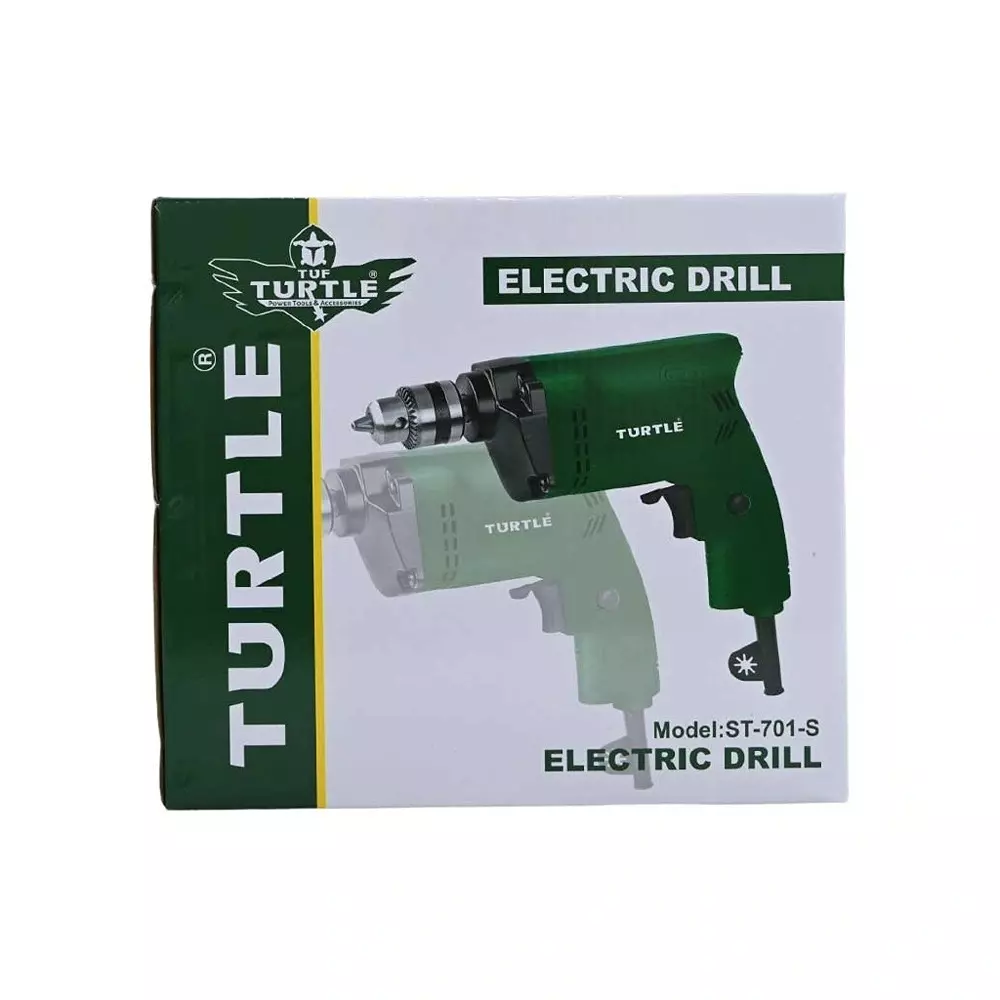 Turtle Electric Drill 10 mm 450 W, ST-701S (Without Drill Bit)