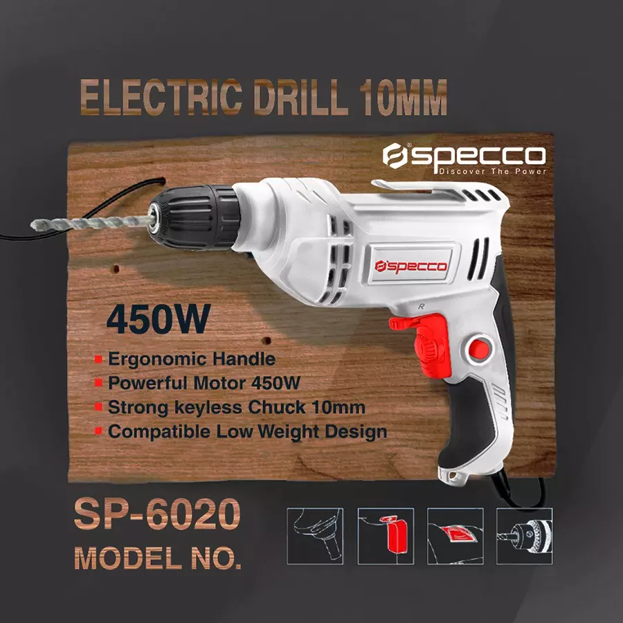 specco-electric-drill-10-mm-chuck-size-450-w-power-3300-rpm-no-load-speed-sp-6020