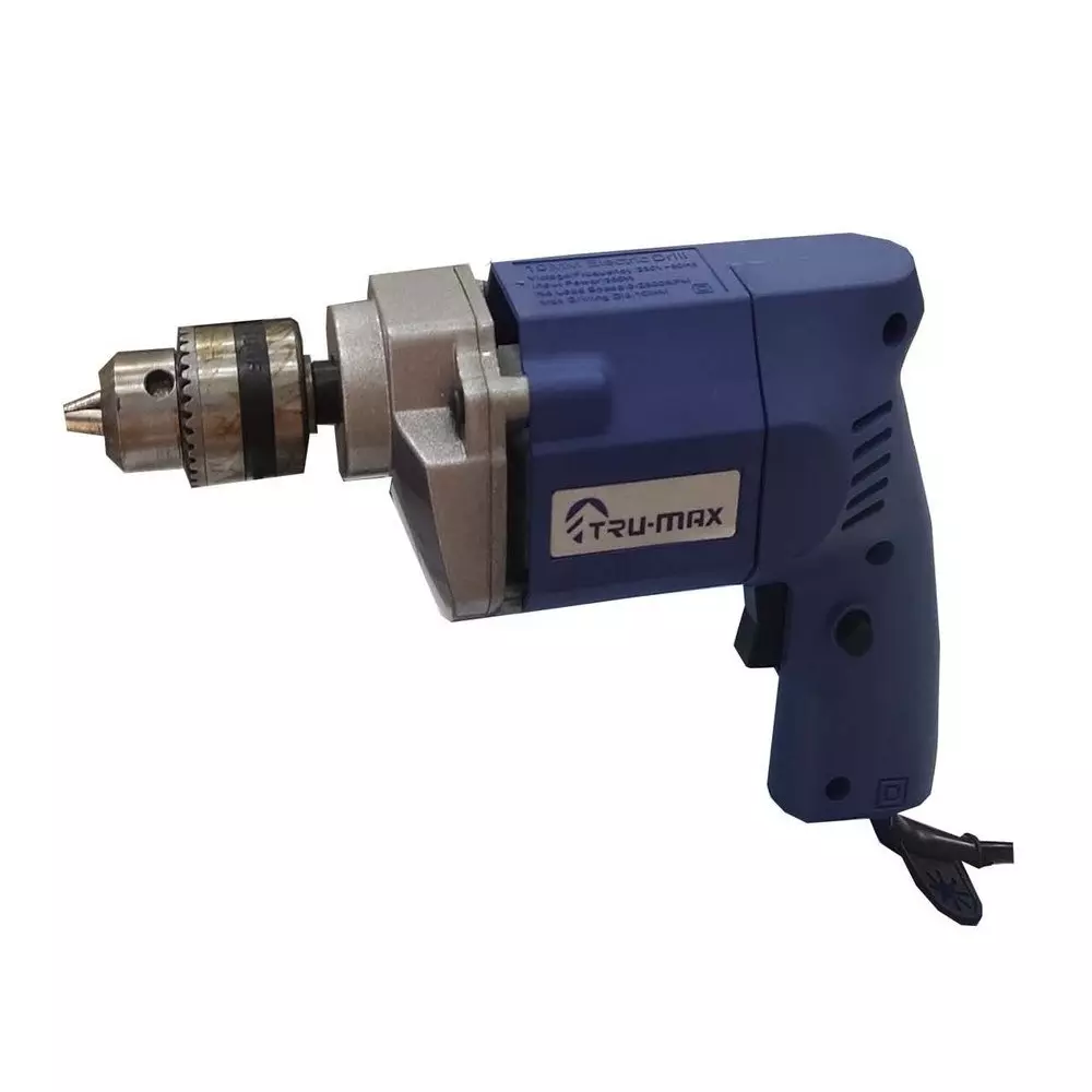 Trumax 350 W Electric Drill Machine 2600 RPM No Load Speed and 10 mm Chuck Size, MX110 (Without Drill Bits)