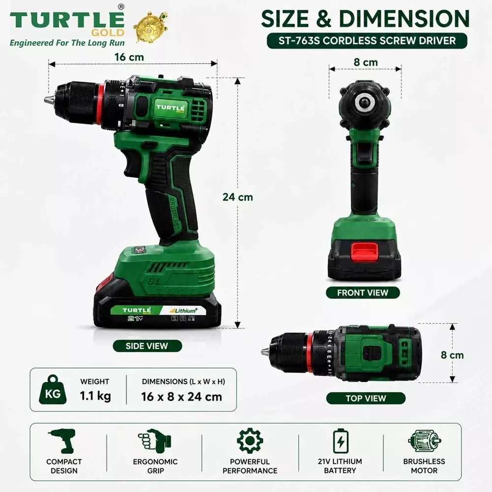 turtle-gold-cordless-screw-driver-drill-machine-with-battery-charger-45-nm-torque-10-mm-chuck-size-for-industrial-use-st-763s