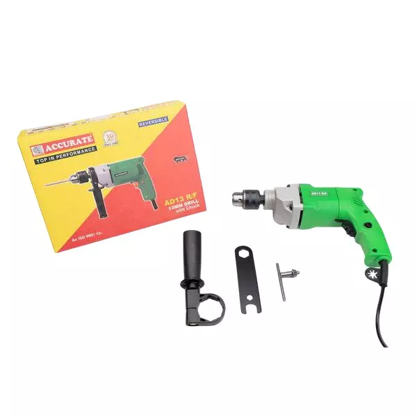 Accurate 600 W 1800 RPM Impact Drill 13 mm Drilling Capacity, AID 13
