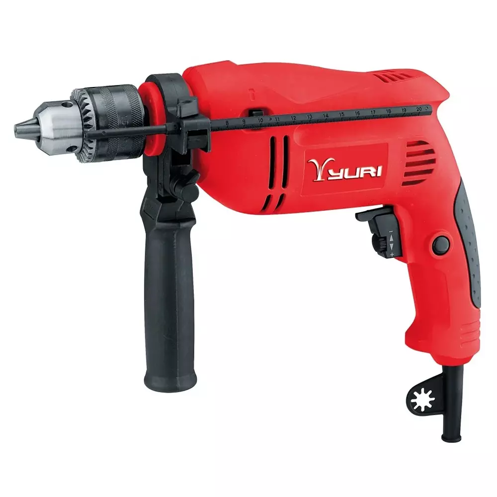 YURI Impact Drill 850 W 13 mm Chuck Size, YR-ID1077 (Without Drill Bit)