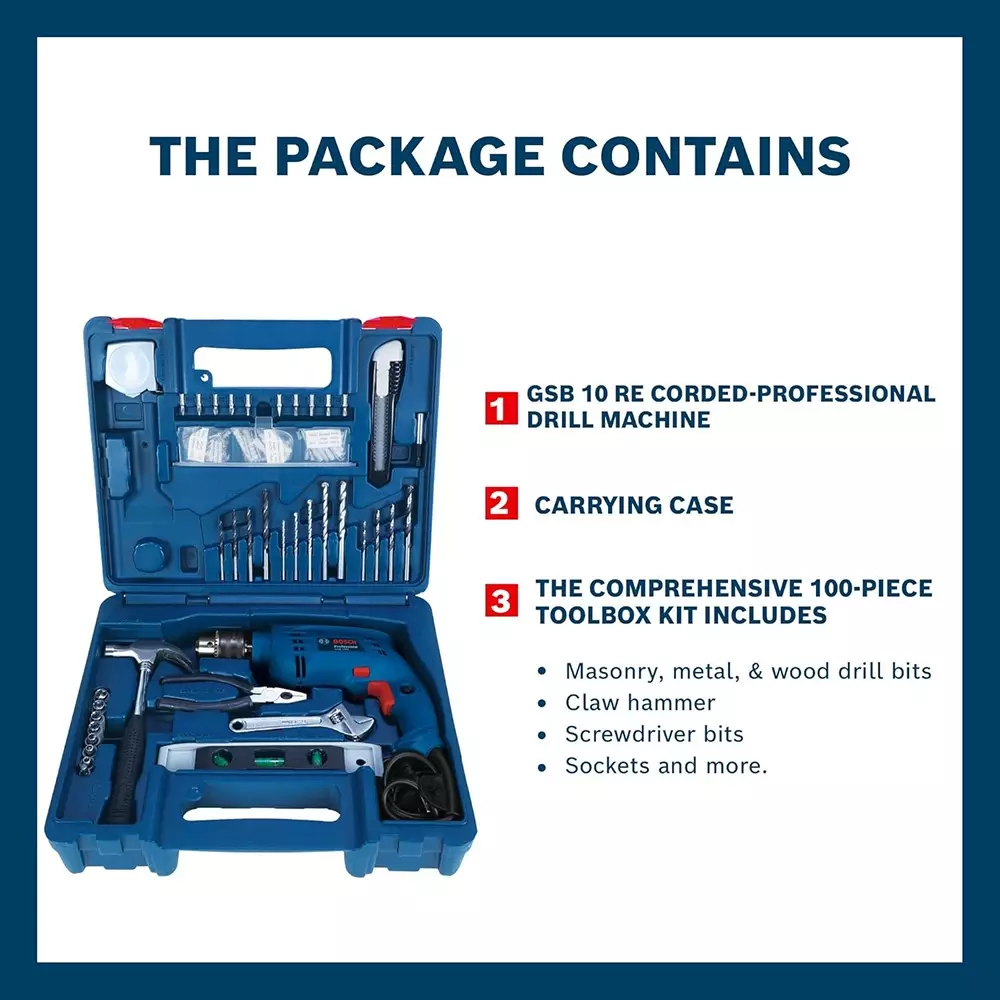 bosch-electric-impact-drill-kit-0--2600-rpm-no-load-speed-500-w-power-gsb-10-re