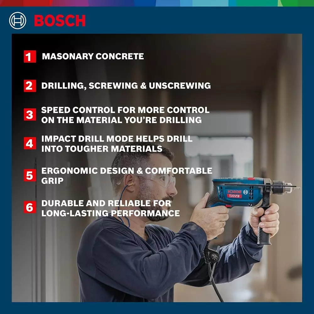 bosch-electric-impact-drill-kit-0--2600-rpm-no-load-speed-500-w-power-gsb-10-re
