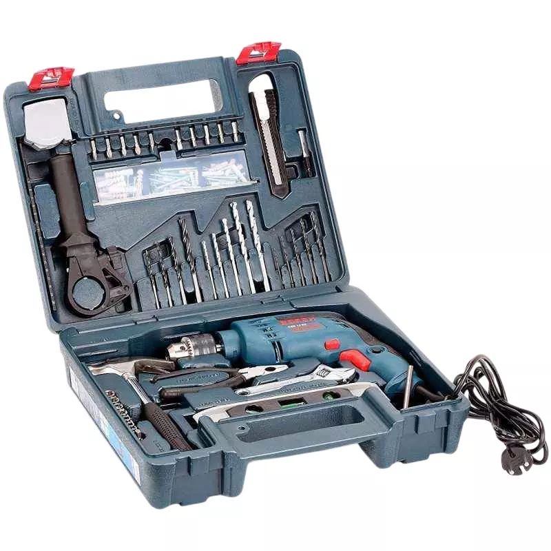 Bosch Electric Impact Drill Kit 0 - 2800 RPM No Load Speed 600 W Power, GSB 13 RE KIT Professional