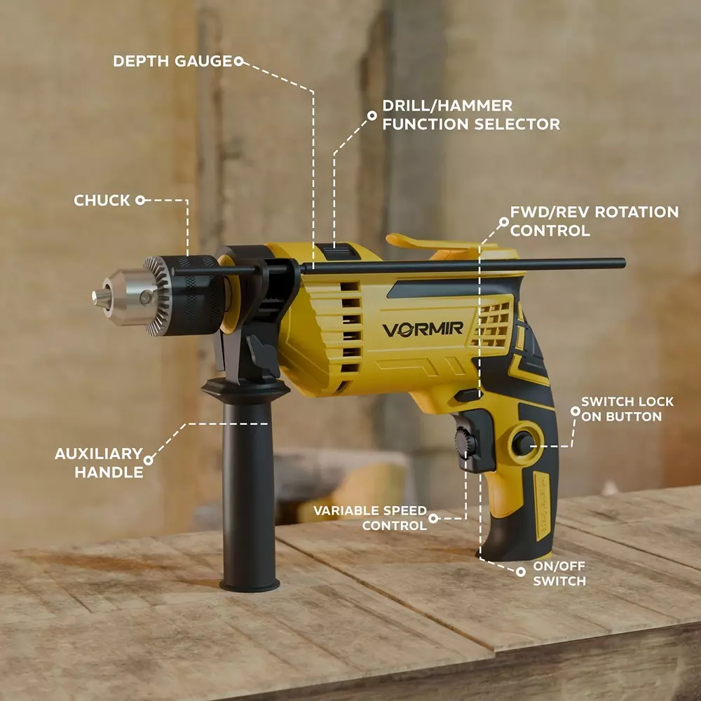 vormir-impact-drill-machine-without-bit-650-w-power-13-mm-drill-capacity-electric-corded-for-home-professional-industrial-use-vr-id13-75