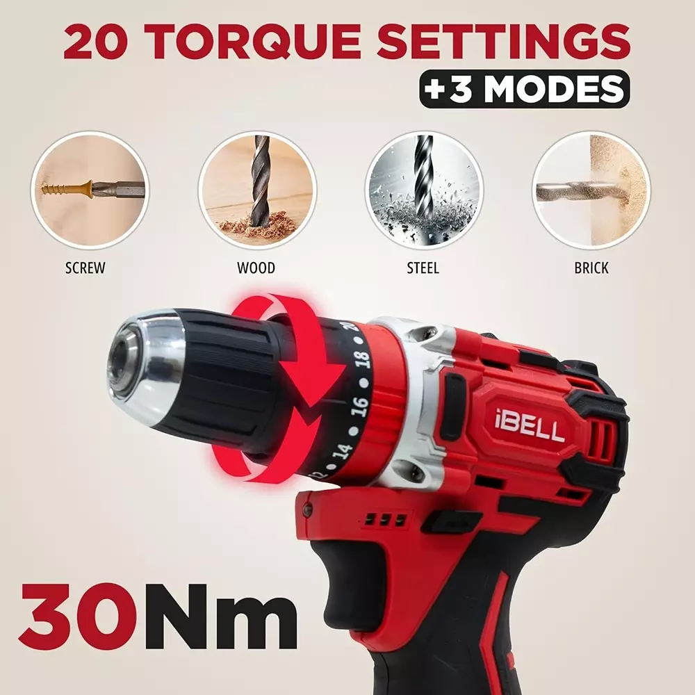 ibell-cordless-impact-drill-tool-box-brushless-30-nm-torque-12-v-voltage-with-1500-mah-battery-charger-ibl-ct12-30