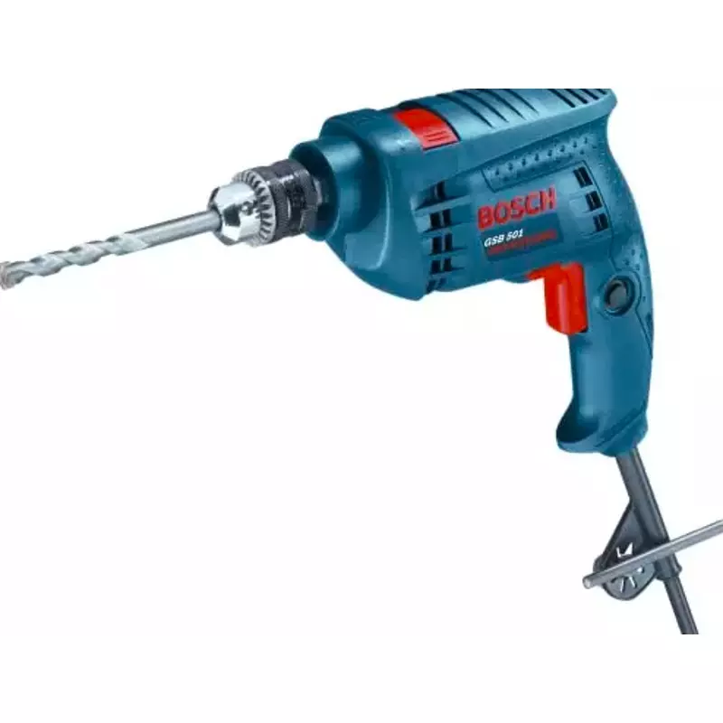 Bosch Electric Impact Drill 0 - 3150 RPM No Load Speed 500 W Power, GSB 501 Professional