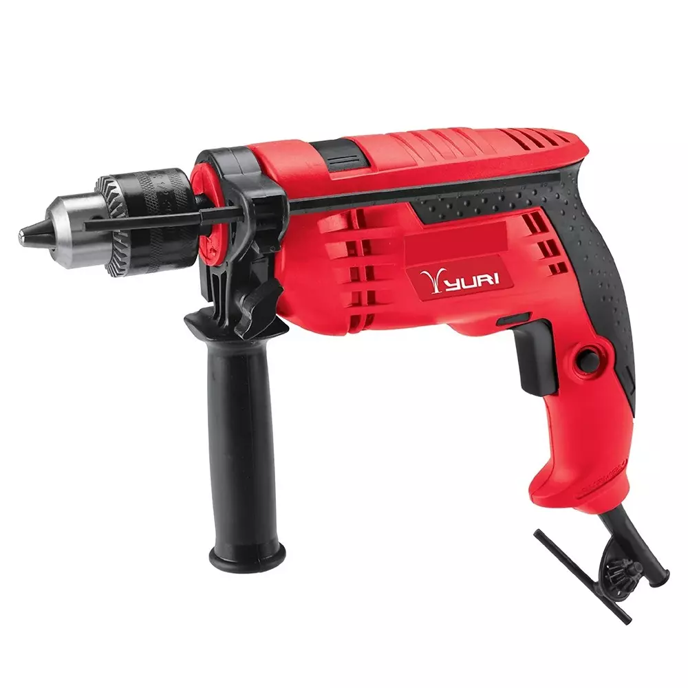 YURI Impact Drill 800 W 13 mm Chuck Size, YR-ID1075 (Without Drill Bit)