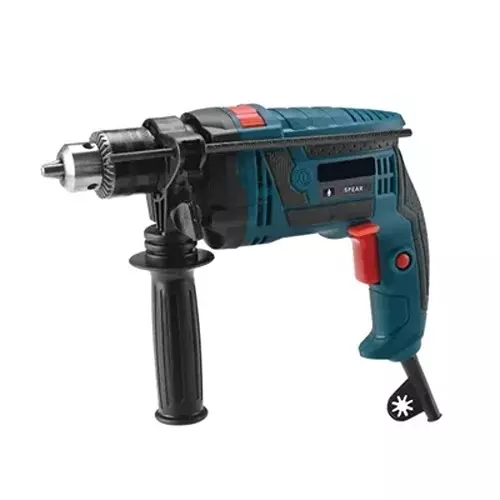 Spear Heavy Duty Impact Drill Machine without Bit 2600 rpm Load Speed for Industrial Use