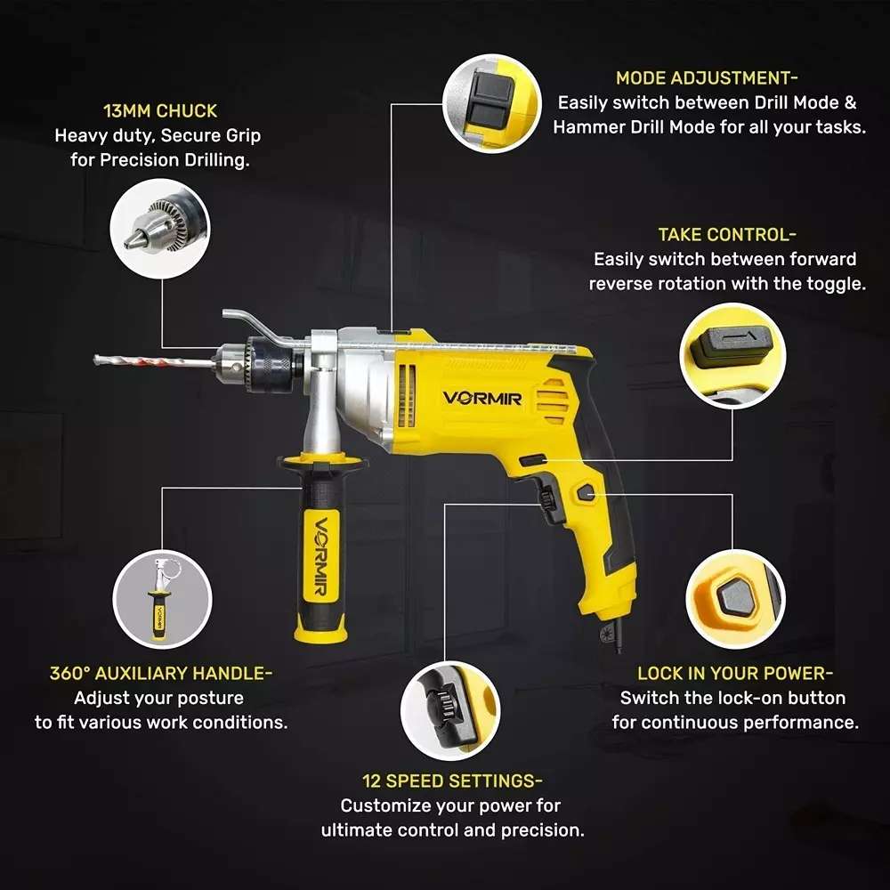 vormir-impact-drill-machine-without-bit-1100-w-power-13-mm-drill-capacity-electric-corded-for-home-professional-industrial-use-vr-id13-30