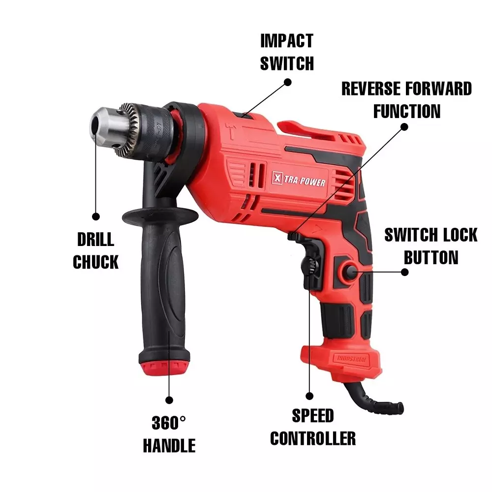xtra-power-impact-drill-13-mm-chuck-size-850-w-power-0-2900-rpm-speed-xpt-427a
