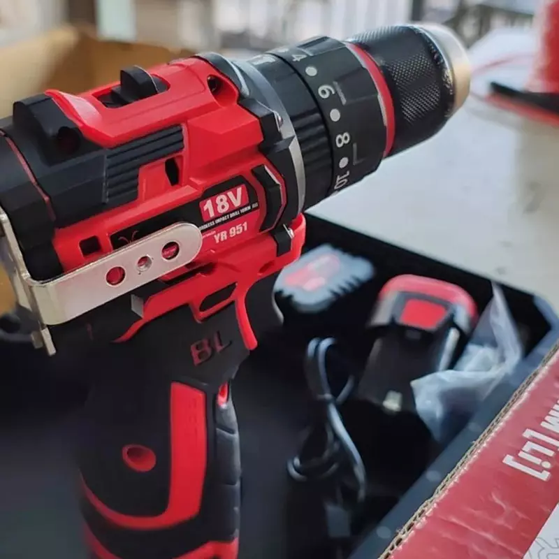Yuri Cordless Impact Drill 18 W, 10 mm (3/8 inch) 1800 RPM, YR-951(18V)