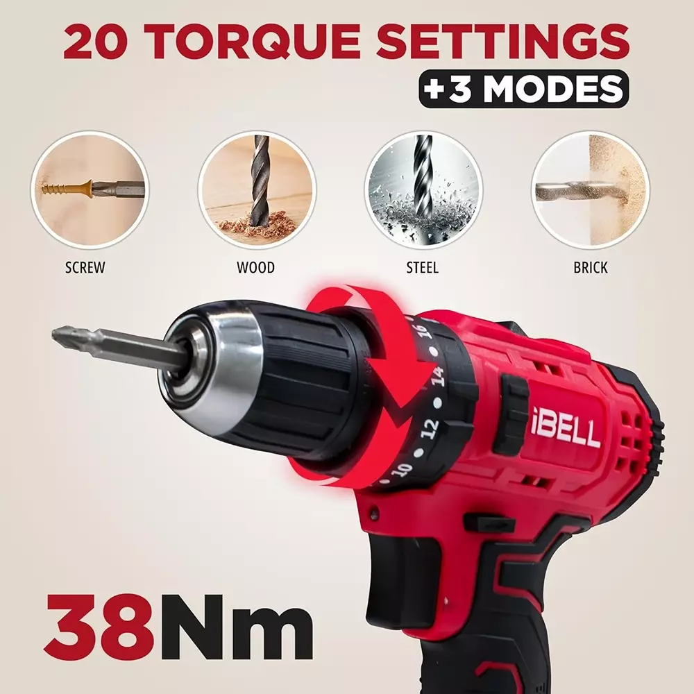 ibell-cordless-impact-drill-tool-box-brushless-38-nm-torque-20-v-voltage-with-1500-mah-battery-charger-ibl-ct20-38
