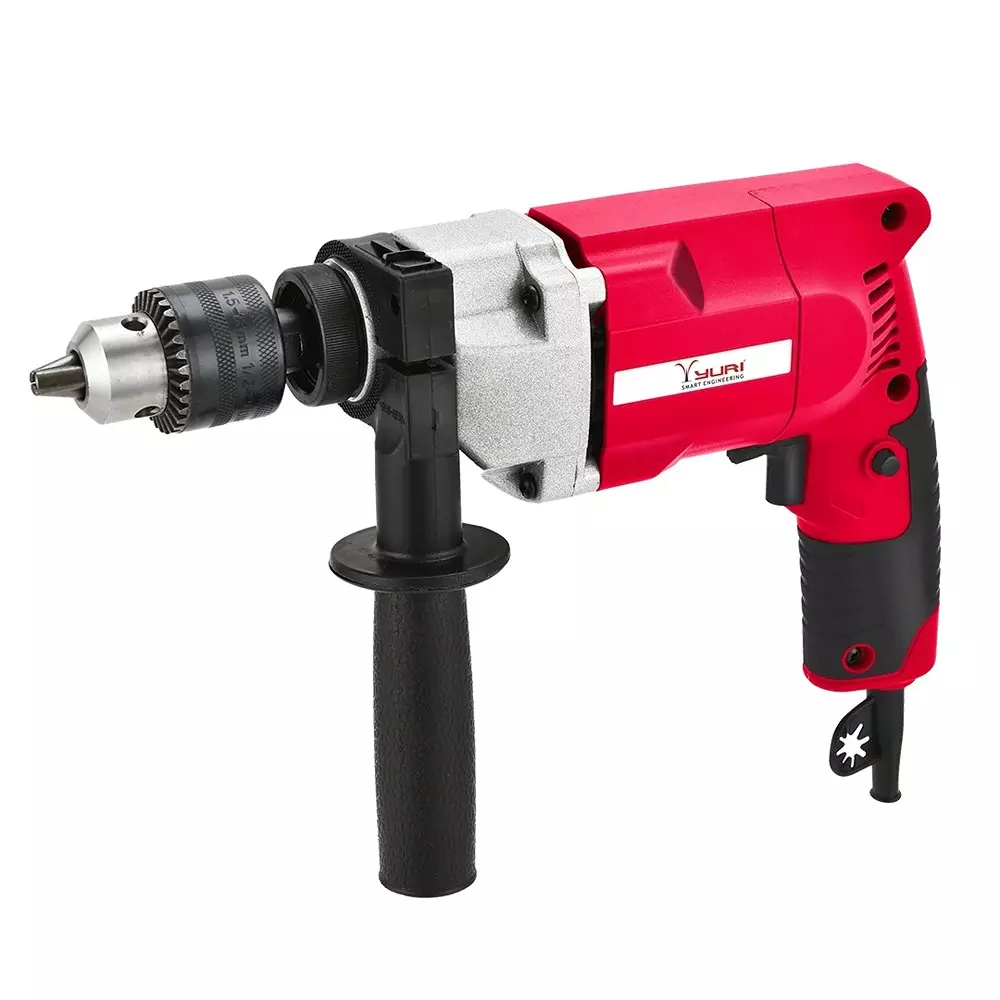 YURI Impact Drill 680 W 13 mm Chuck Size, YR-ID1076 (Without Drill Bit)