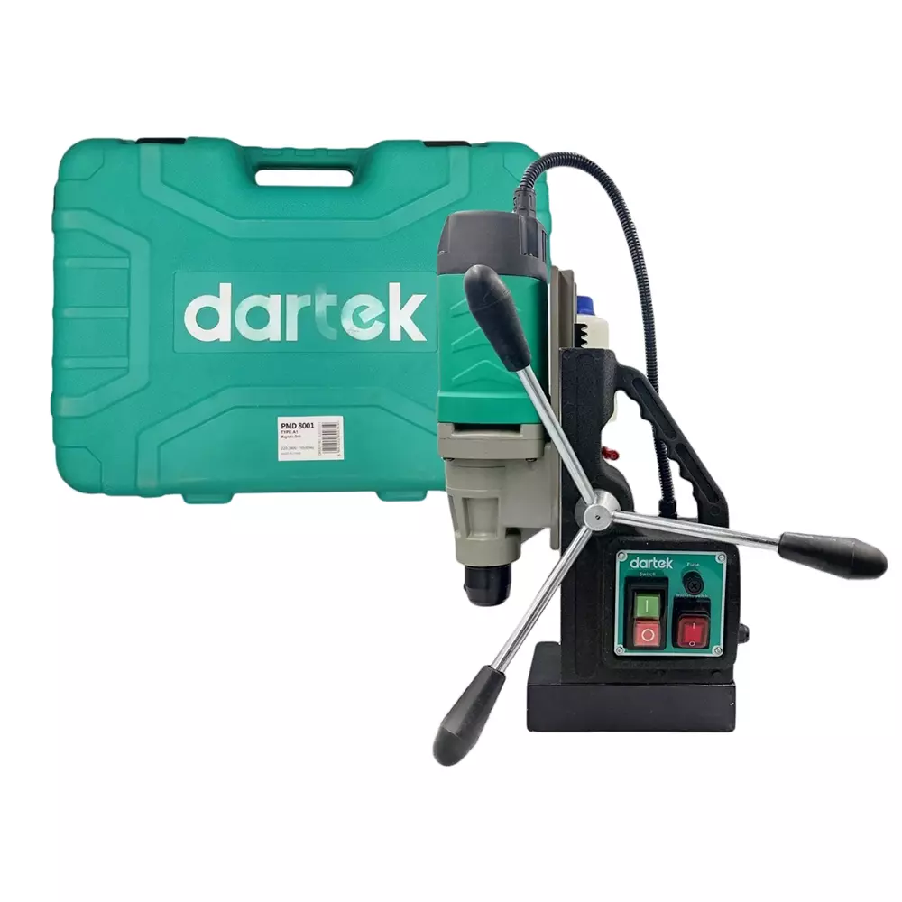 Dartek 900 W Magnetic Drill 650 r/min Speed 50 mm (2 inch) Drilling Depth ,PMD 8001