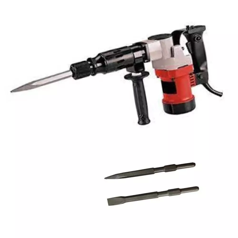 Red Horse 2000 W Demolition Hammer 10-12 J Impact Energy and 3600 RPM No Load Speed, RH-354 (With 2 Chisels)
