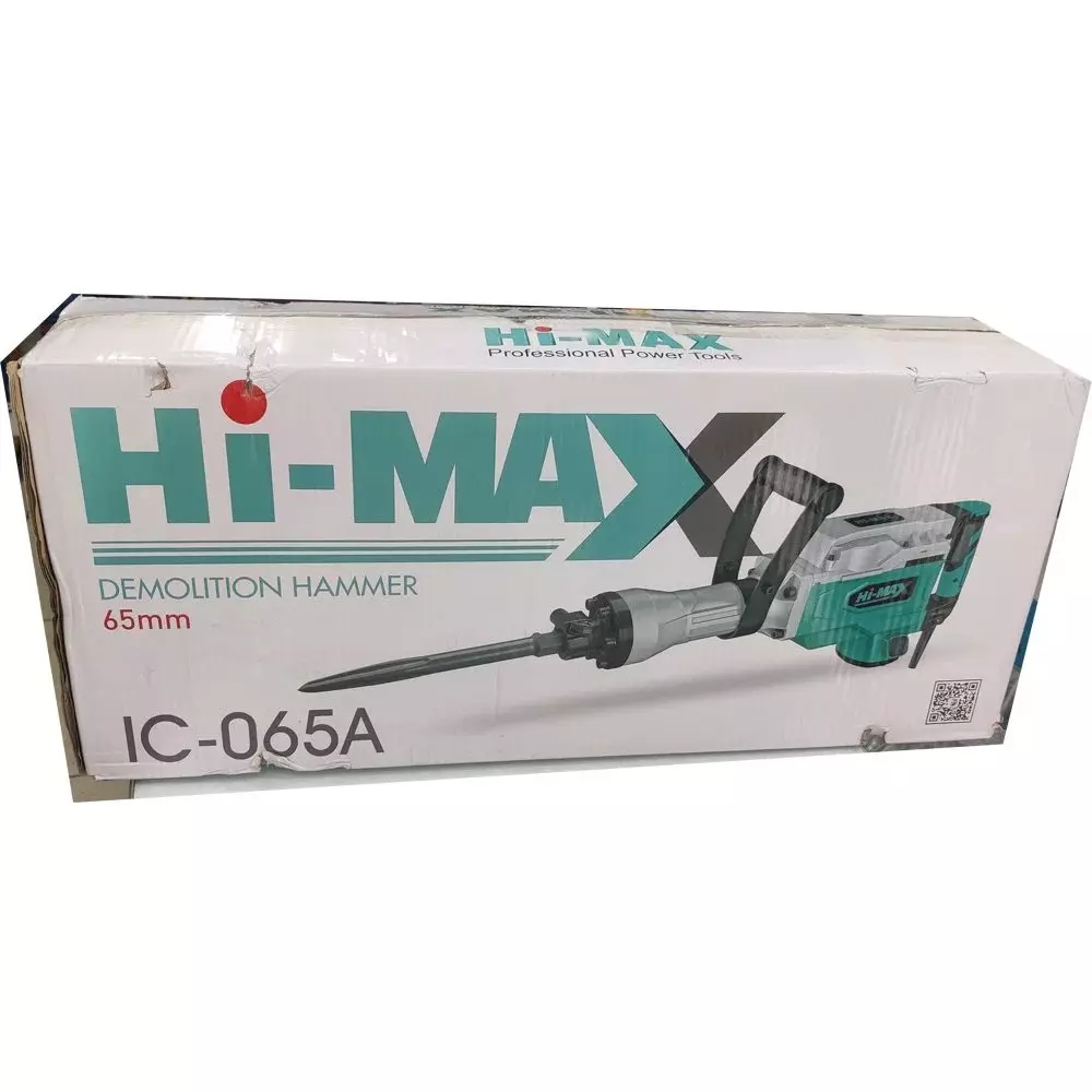 hi-max-1400-w-demolition-hammer-6-25-j-impact-energy-and-1200-rpm-no-load-speed-ic-065-with-2-chisels