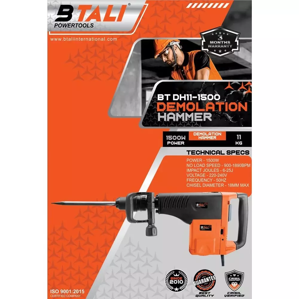 btali-1500-w-demolition-hammer-6-25-j-impact-energy-and-900-1890-bpm-bt-dh11-1500-without-chisel