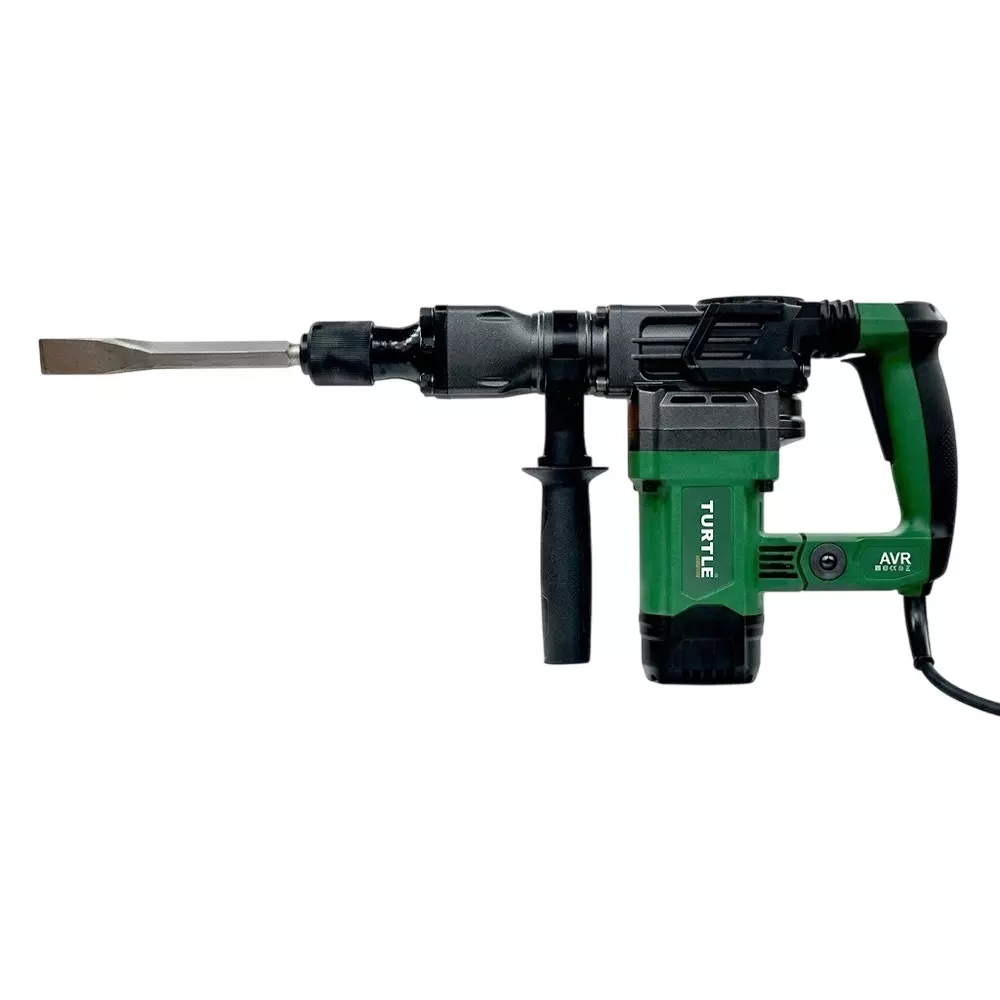 Turtle Gold Demolition Hammer Green 2100 W 18 J Impact Energy 3900 BPM for Industrial Use, ST-522s