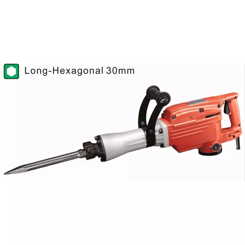 DCK Hex Demolition Hammer 1240 W Rated Power 30 mm Hex Bit, KZG03-15 (Without Bit)