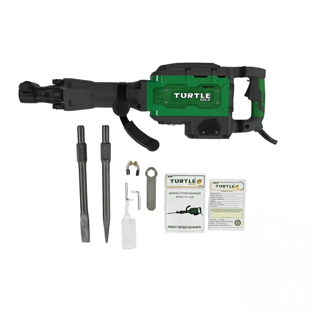 Turtle Gold Demolition Hammer Anti-Vibration 2200 W 58 J Impact Energy, ST 510S (Without Drill Bit)