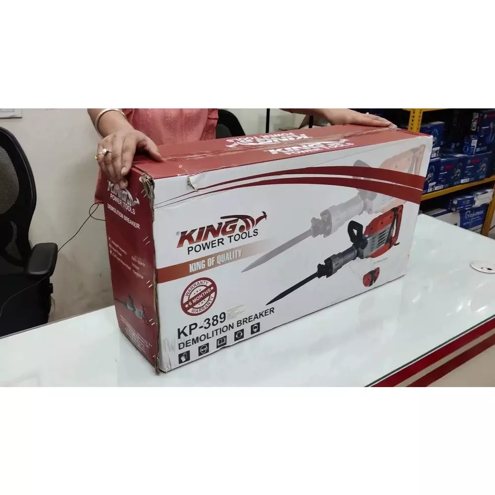 king-3100-w-demolition-hammer-65-j-impact-energy-and-1940-bpm-no-load-speed-kp-389-with-2-chisels