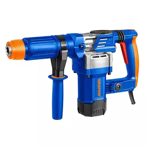 WADFOW Demolition Breaker 15 J Impact Energy 3700 BPM Impact Rate 1300 W Power (With 2 Chisels), WDB1D45