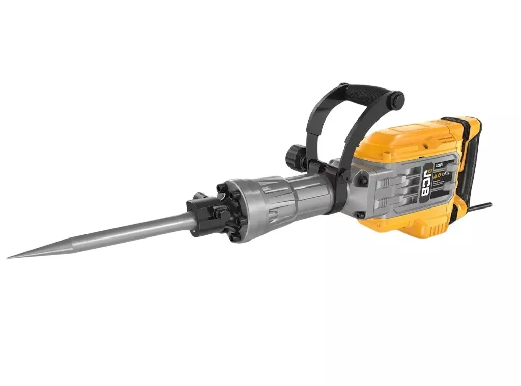 JCB Demolition Hammer 1700 W Power 30 mm Hex Shank Type 60 J Impact Energy 16 Kg without Chisel, JCB-DH1700-EM