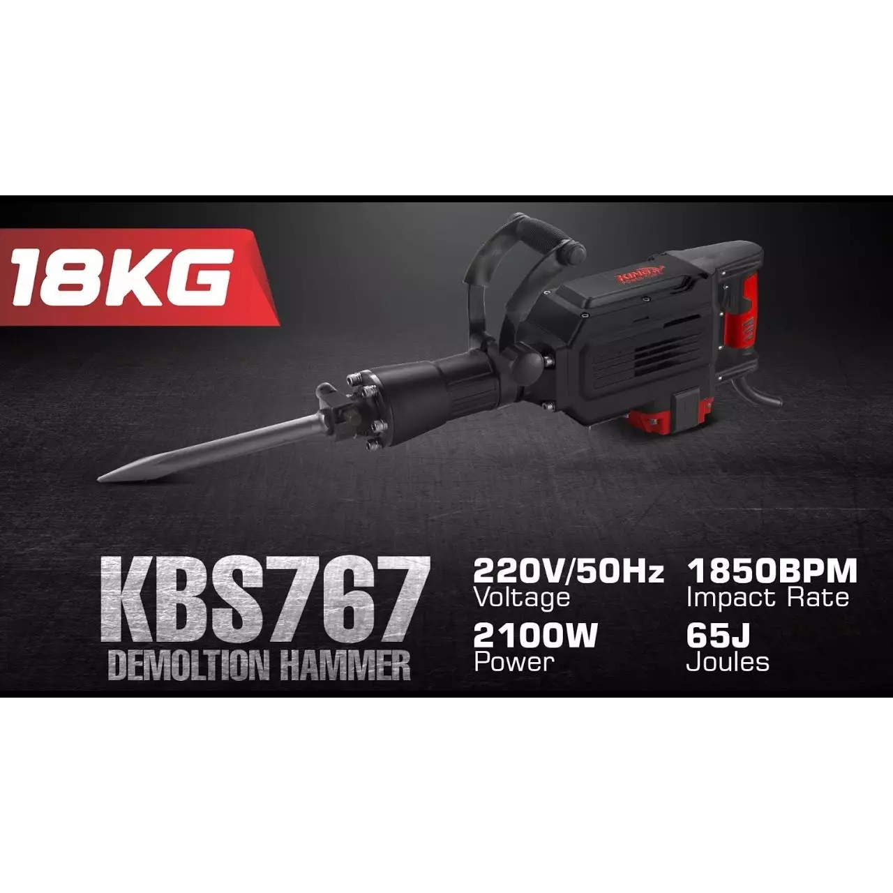 king-2200-w-demolition-hammer-65-j-impact-energy-and-1850-bpm-no-load-speed-kbs-767-with-2-chisels
