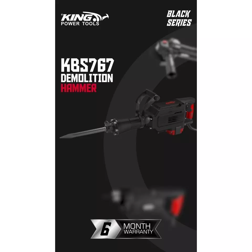king-2200-w-demolition-hammer-65-j-impact-energy-and-1850-bpm-no-load-speed-kbs-767-with-2-chisels