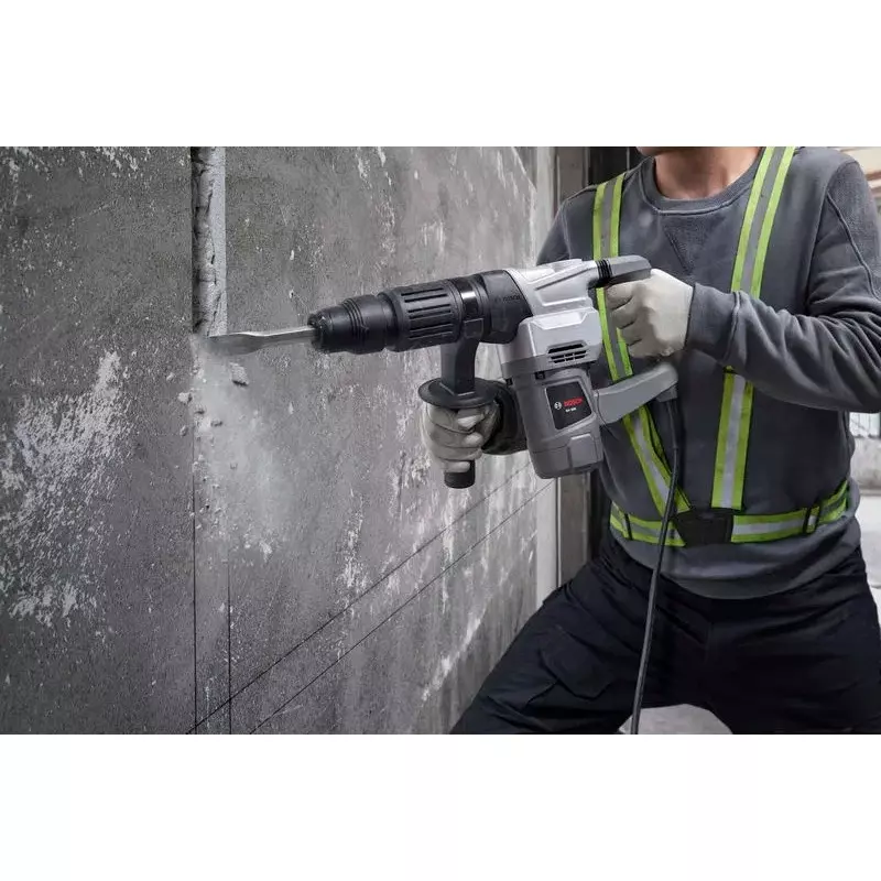 Bosch Demolition Hammer 1100 W, 3950 BPM Impact Rate and 11 J Impact Energy, SH 500 (Without Drill Bit & Chisel)