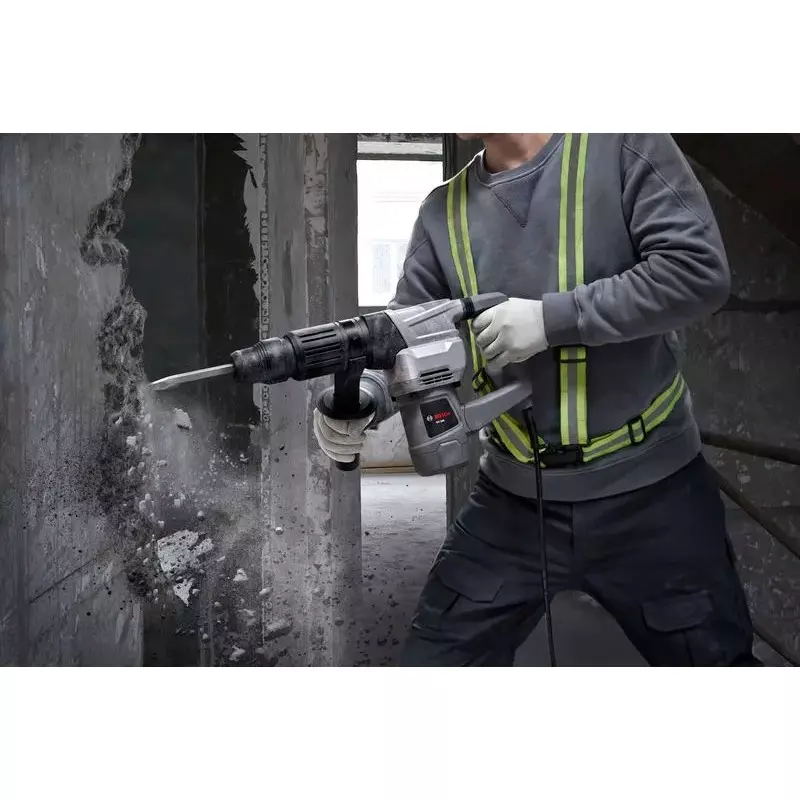 Bosch Demolition Hammer 1100 W, 3950 BPM Impact Rate and 11 J Impact Energy, SH 500 (Without Drill Bit & Chisel)