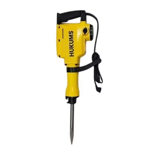 HUKUMS Electric Demolition Hammer 2000 W Power 65 mm (2.5 inch) Drilling Diameter 16 Kg, HDH16