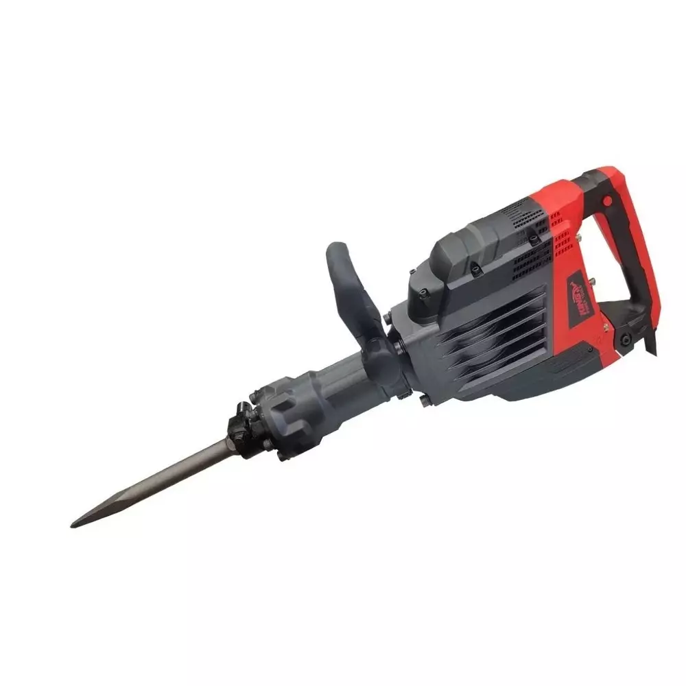 King 2200 W Demolition Hammer 90 J Impact Energy and 1900 RPM No Load Speed, KBS 769 (With 2 Chisels & Other Accessories)