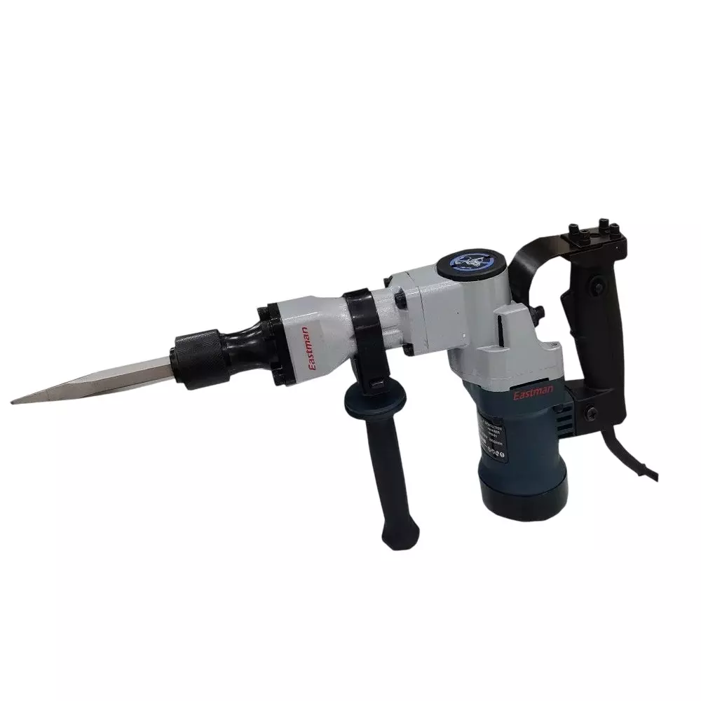 Eastman Tools 1100 W Demolition Hammer 7.2 J Impact Energy and 3900 RPM No Load Speed, ERB-05 (With 2 Chisels & Other Accessories)