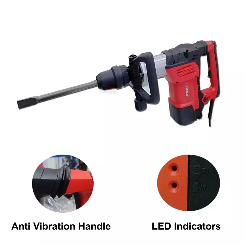 king-1850-w-demolition-hammer-45-j-impact-energy-and-1000-1900-bpm-no-load-speed-kp-362-with-1-chisel-other-accessories