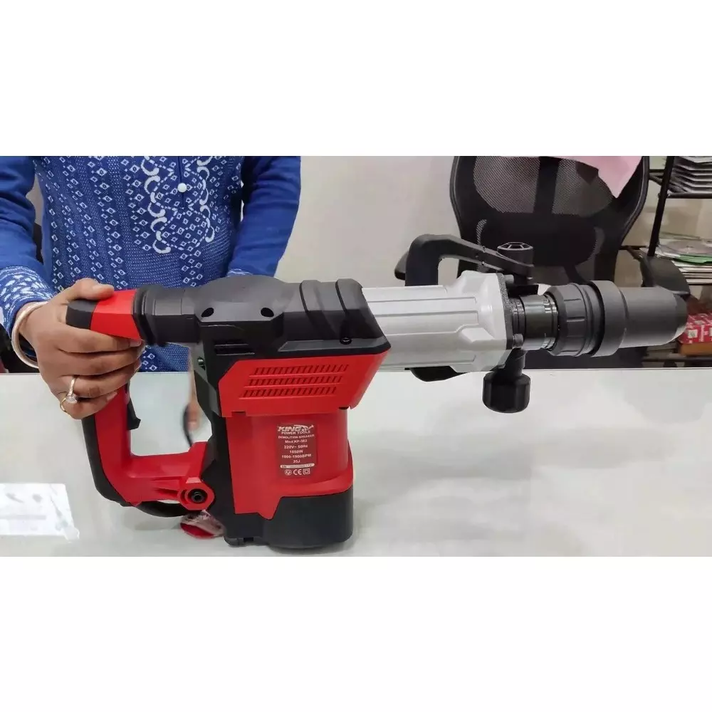 king-1850-w-demolition-hammer-45-j-impact-energy-and-1000-1900-bpm-no-load-speed-kp-362-with-1-chisel-other-accessories