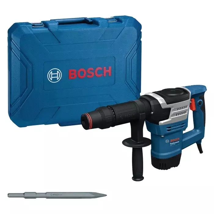 Bosch 1100 W Demolition Hammer 2610-3190 BPM Rate and 7.8 J Impact Energy, 06113388F1 (With Chisel)