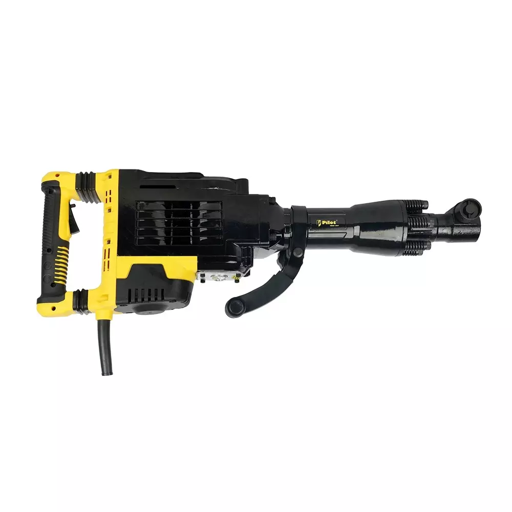 pilot-3000-w-24-kg-demolition-hammer-with-75-j-impact-energy-and-2200-rpm-impact-rate-pl-dh110-with-flat-point-chisels