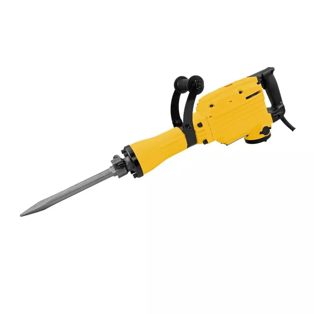 Polymak 15 Kg Demolition Hammer 1400 W Power 1850 bpm 45 J Impact Energy (Without Drill Bit), PMDH15P