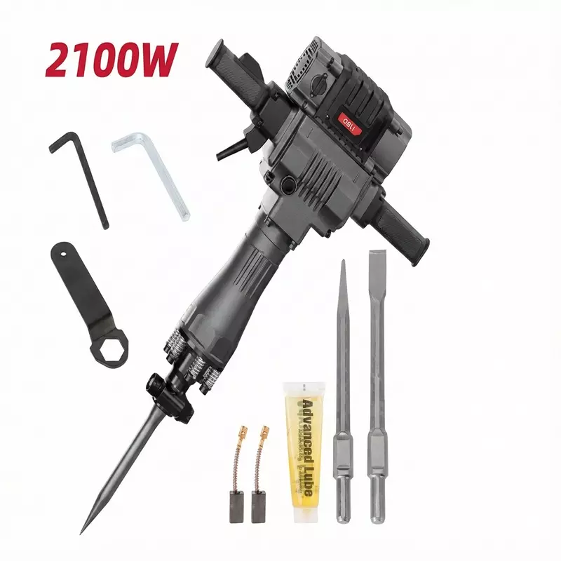 DELI Demolition Breaker 2100 W, 85 J Impact Energy, 1650 BPM Impact Rate, EDE-DG30-1E