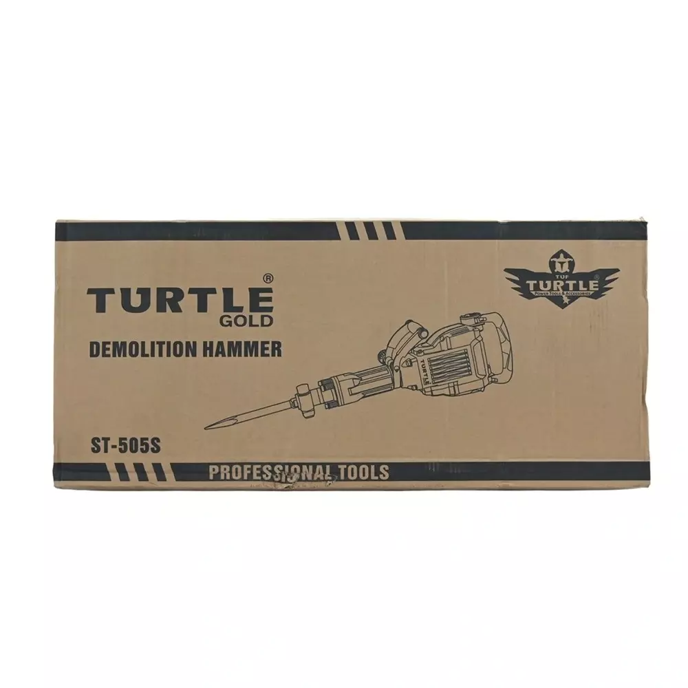 Turtle Gold Demolition Hammer Anti-Vibration 2800 W 68 J Impact Energy, ST 505S (Without Drill Bit)